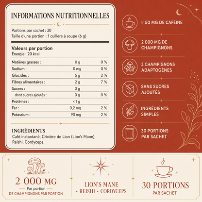 Noudjoum Café aux Champignons – Énergie, Focus & Équilibre au Quotidien